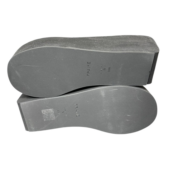 Frame Le Ocean Platform Leather Sandals $298 - Picture 9 of 11